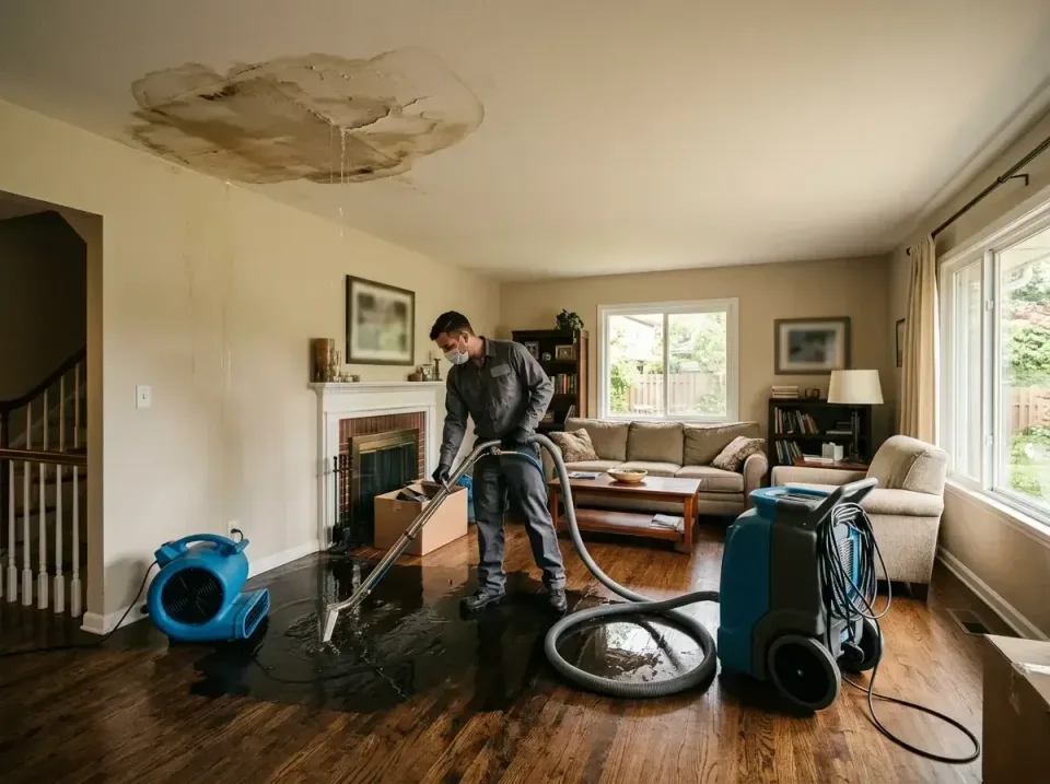 attic-pipe-burst-ceiling-drip-008 — frequently asked questions, Water Damage Restoration & Carpet Care in Lorton, VA